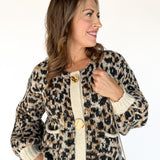 Leopard Cardigan Sweater