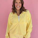 Windbreaker Active Jacket- Yellow - Ana Patricia Boutique