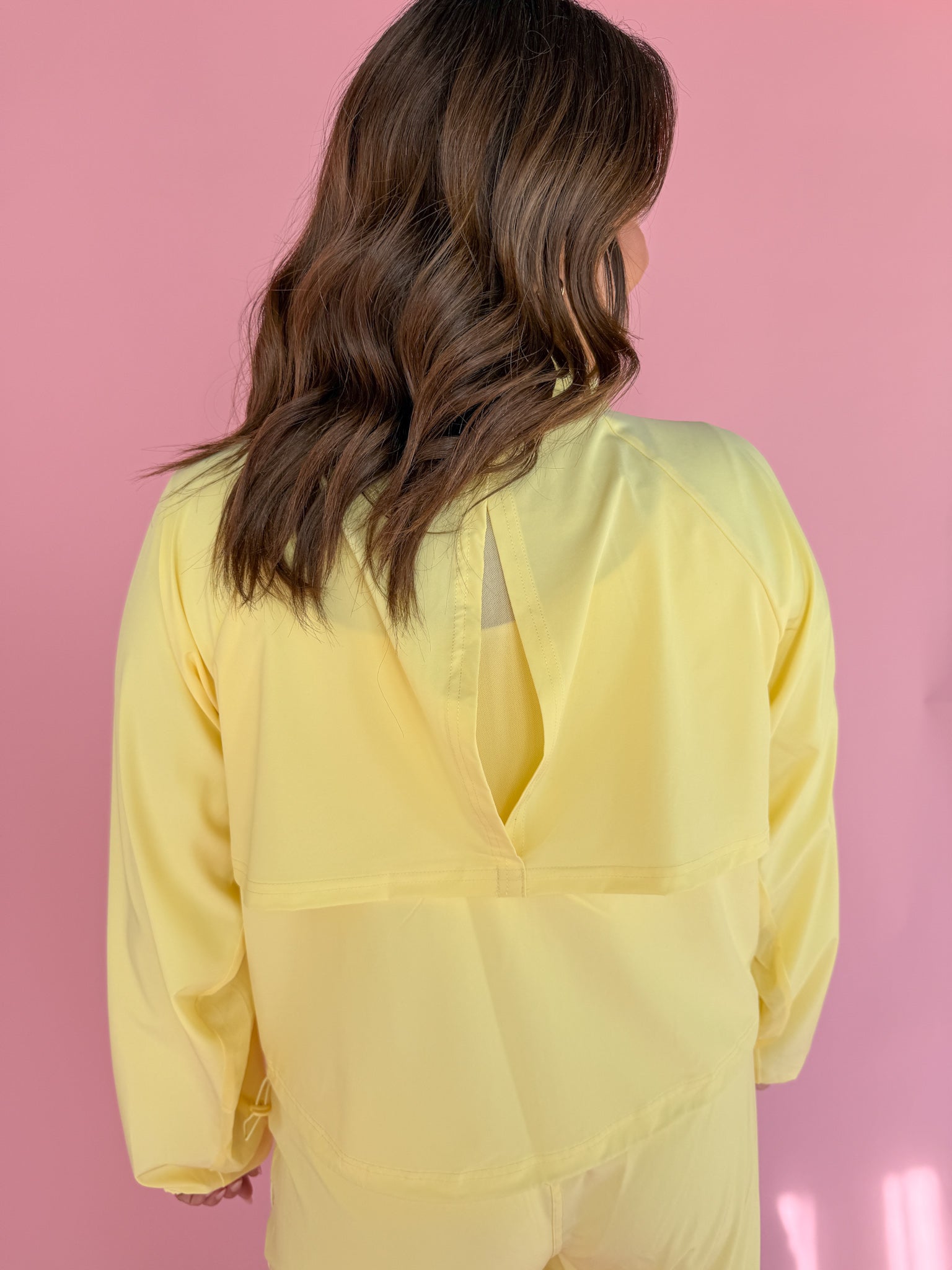 Windbreaker Active Jacket- Yellow - Ana Patricia Boutique