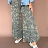 Tulip Hem Camo Pants