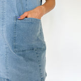 Overall Dress- Denim