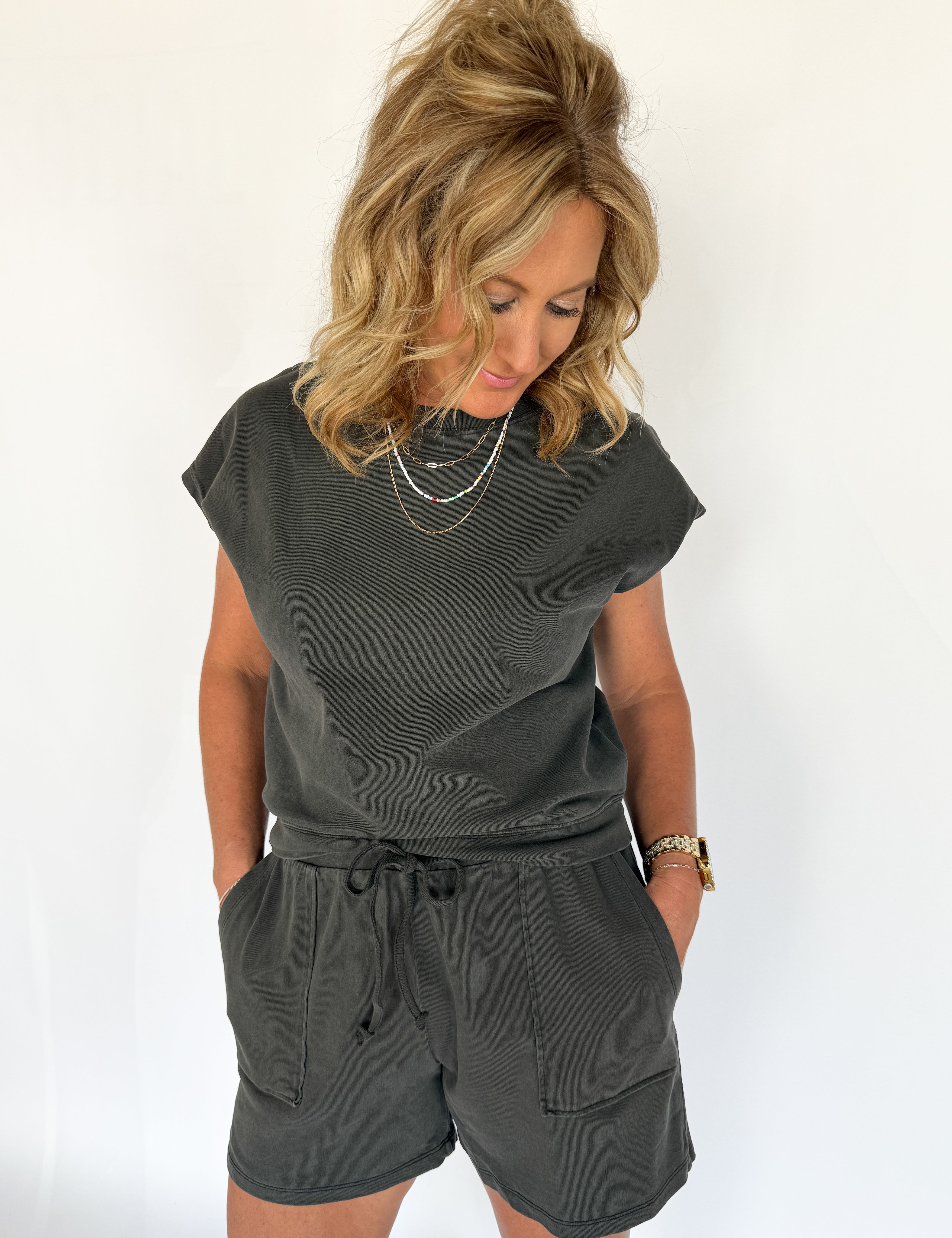 Simple Times Matching Set- Black - Ana Patricia Boutique