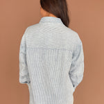 Chambray Striped Button Down-Light - Ana Patricia Boutique
