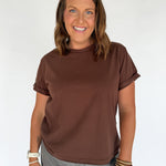 The Mali Basic Tee-Brown - Ana Patricia Boutique