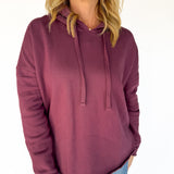 The Everyday Hoodie-Dark Plum