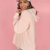 Pink Crochet Hoodie - Ana Patricia Boutique