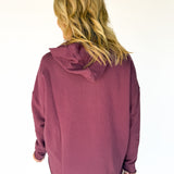 The Everyday Hoodie-Dark Plum