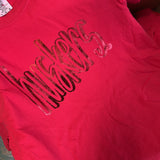 Huskers Metallic Tee- Red - Ana Patricia Boutique