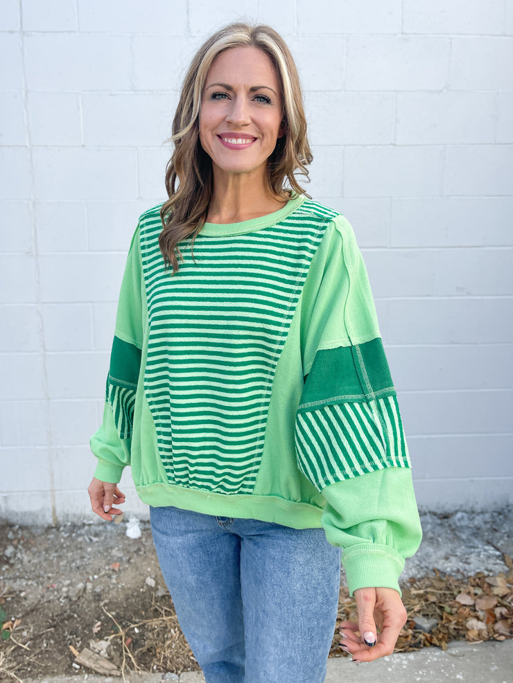 The Sylvia Top- Green