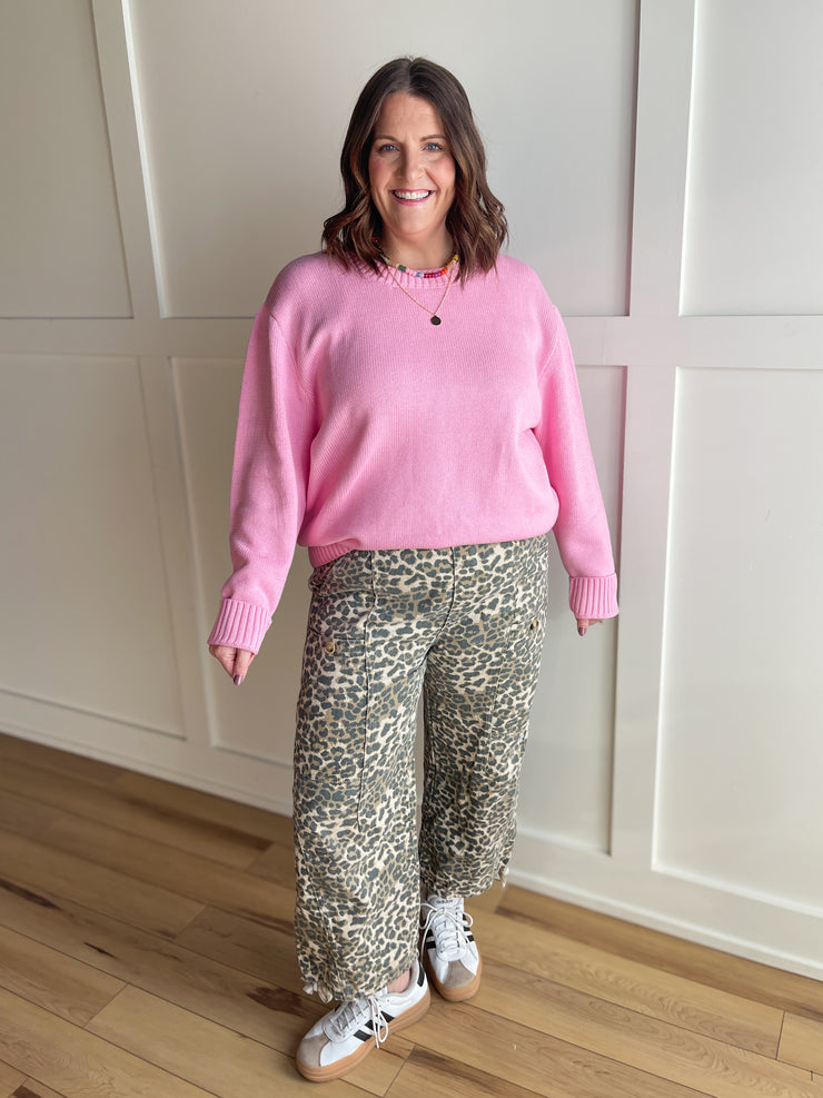 The Glenda Sweater- Pink