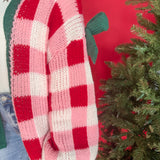 Pink Plaid Cardigan