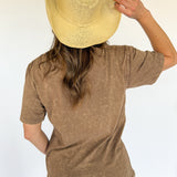 Easy Cowboy Graphic Tee- Mocha