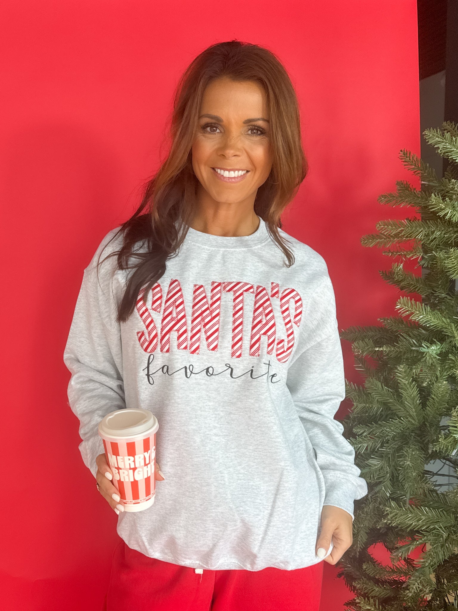 Santa's Favorite Crewneck - Ana Patricia Boutique