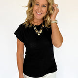 They Ivy Basic Tee- Black