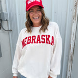 Ribbed Nebraska Pullover- Cream