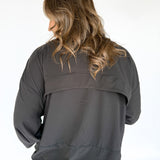 Butter Soft Oversized Jacket- Black