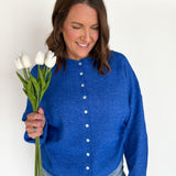 Piper Cardigan- Royal Blue