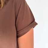 The Mali Basic Tee-Brown - Ana Patricia Boutique