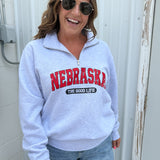 Nebraska The Good Life Quarter Zip