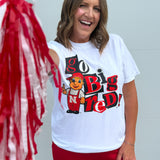 Go Big Red Herbie Tee- White