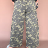 Camo Barrel Jeans