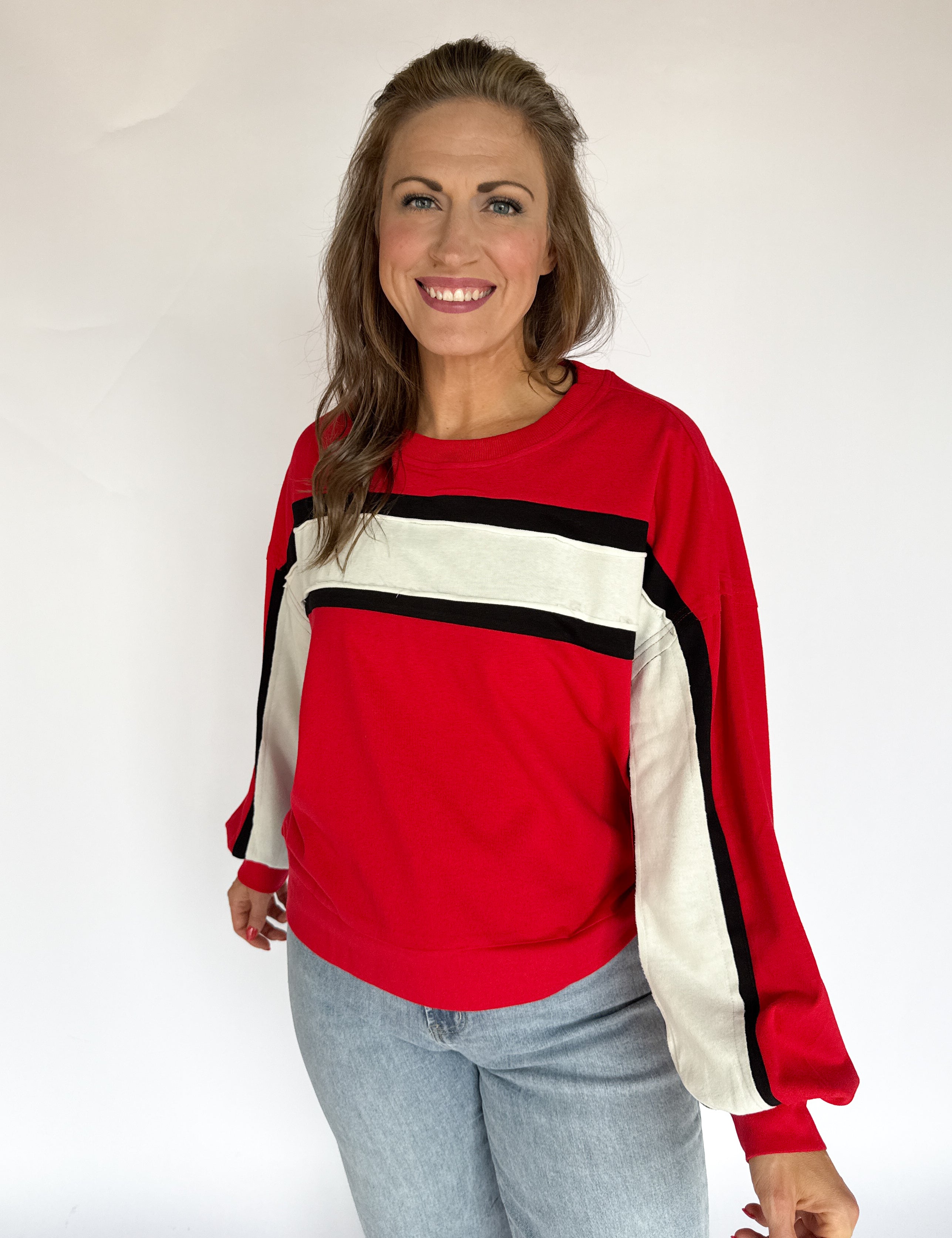 Game Day Terry Crewneck - Ana Patricia Boutique
