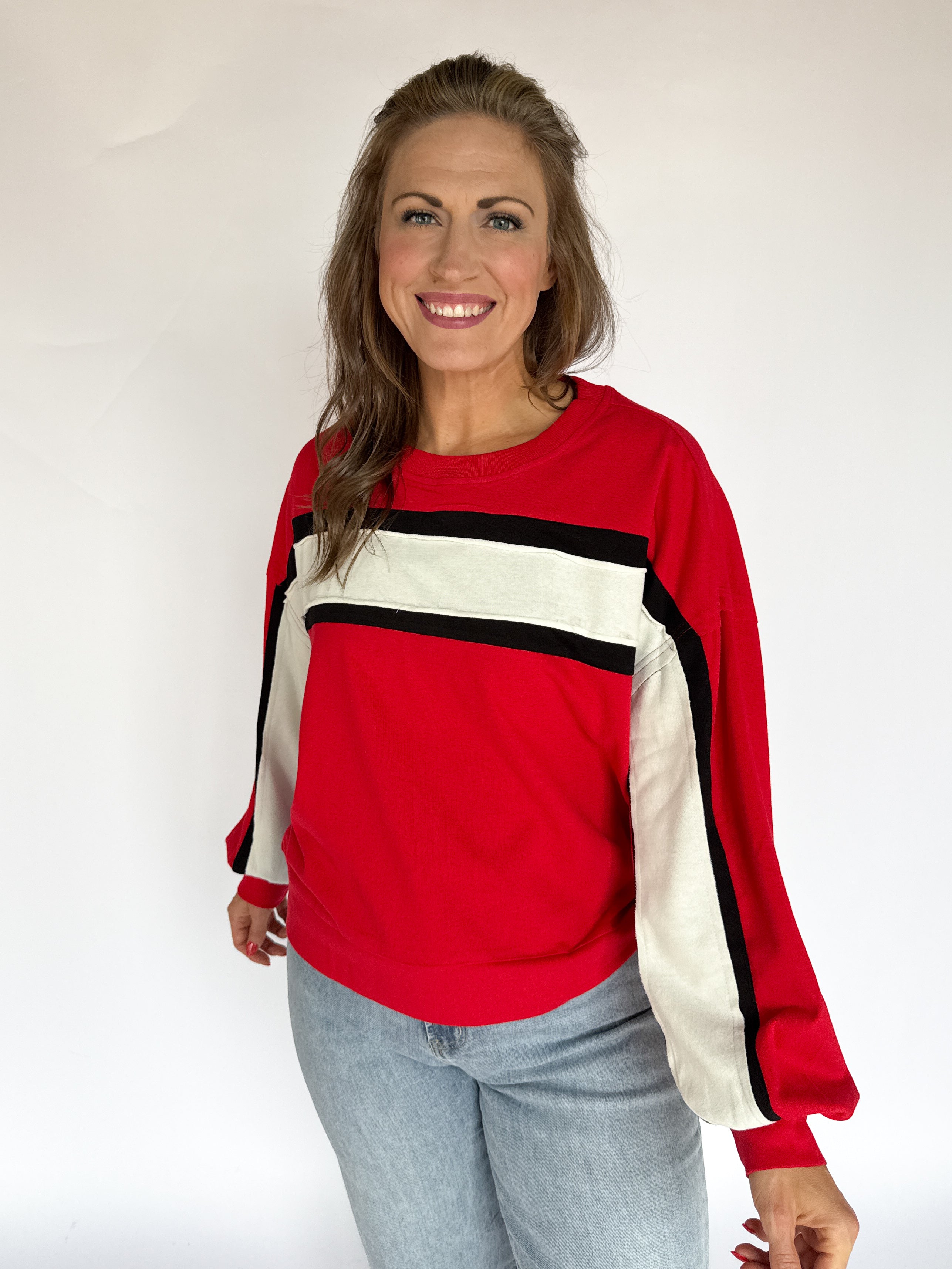 Game Day Terry Crewneck - Ana Patricia Boutique