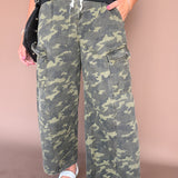 Camo Barrel Jeans
