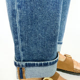 Boyfriend Mid Rise Cuffed Jeans - Ana Patricia Boutique