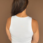 Soft Core Round Neck Tank- Off White - Ana Patricia Boutique