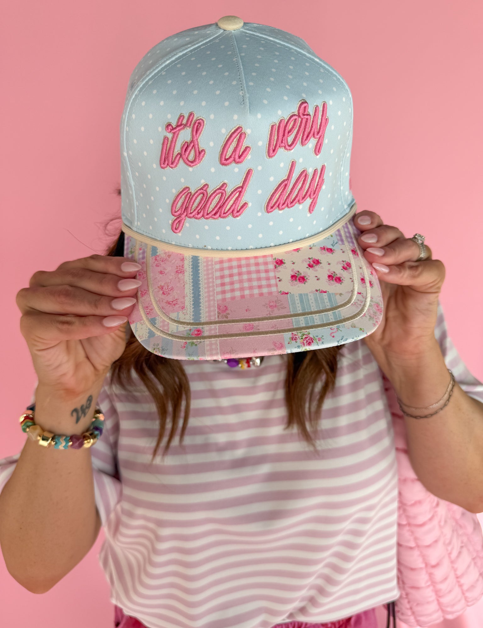 Good Day Trucker Hat - Ana Patricia Boutique