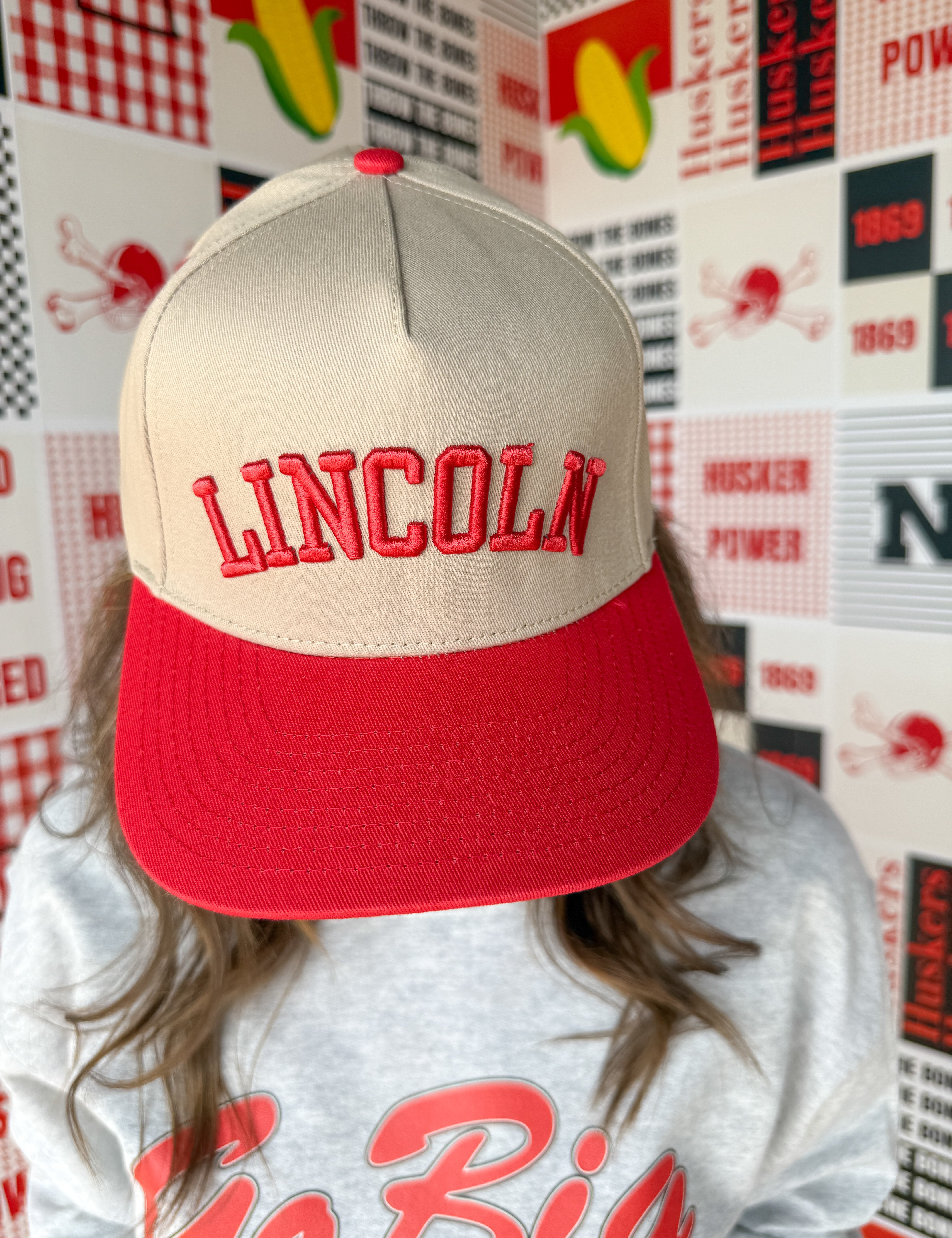 Lincoln Hat- Red - Ana Patricia Boutique