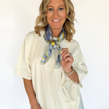 Mineral Wash Oversized Tee-Off White - Ana Patricia Boutique