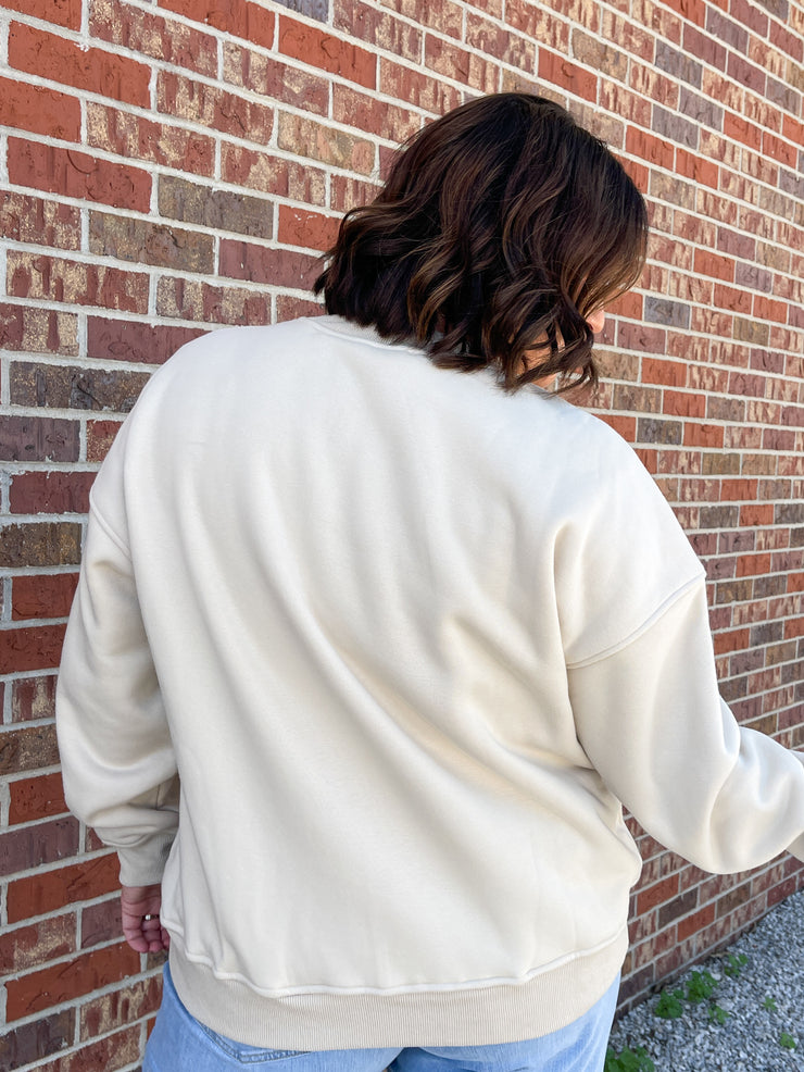 Colorado Crewneck- Beige