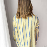 Stripe Buton Down -Yellow/Blue