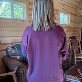 Crewneck Tee- Dark Cherry