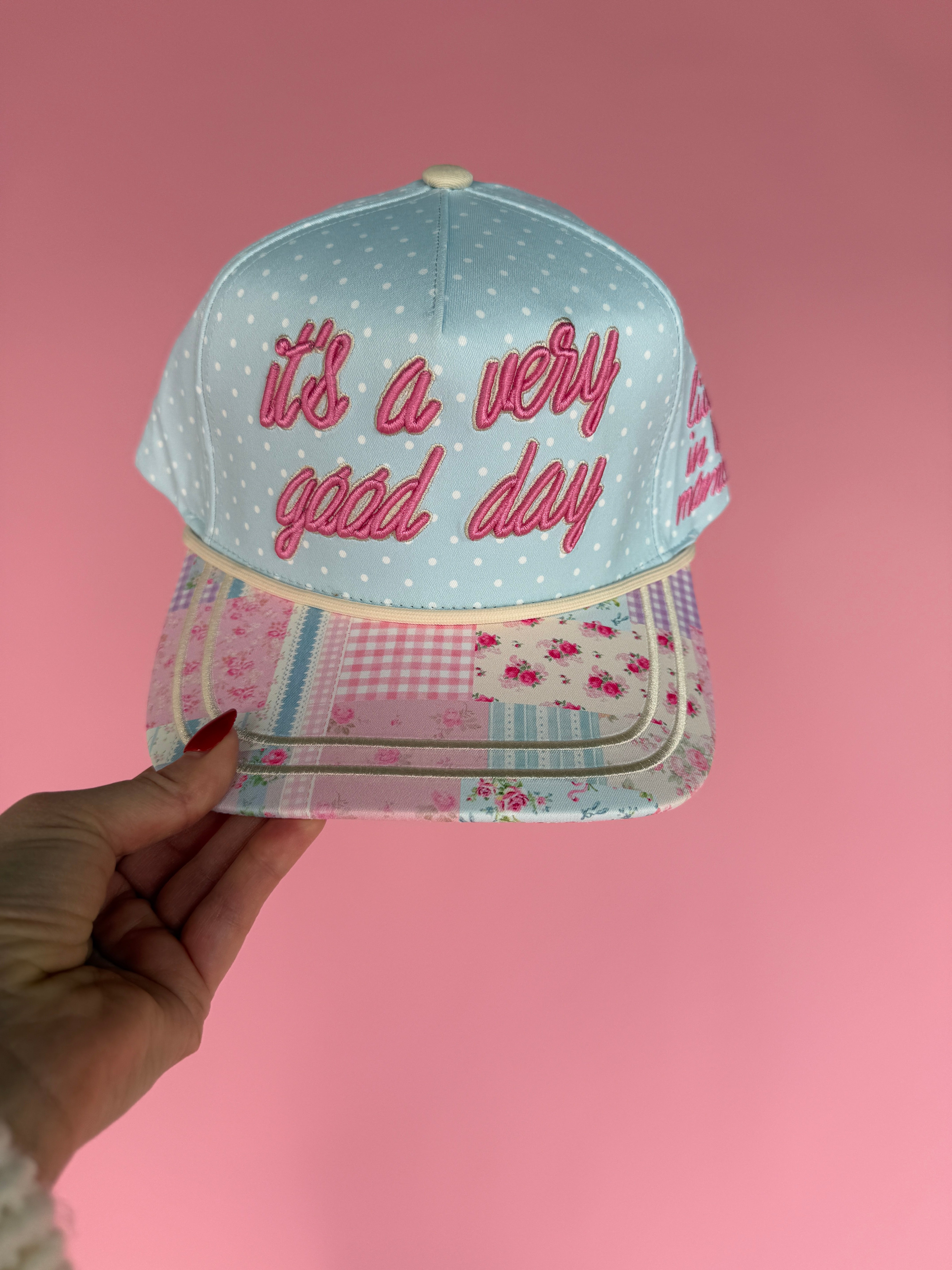 Good Day Trucker Hat - Ana Patricia Boutique