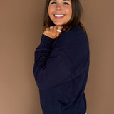 Goldendoodle Sweater-Navy