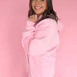 Cloud Fleece Hoodie- Pink - Ana Patricia Boutique