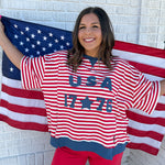 USA 1776 Top-Red - Ana Patricia Boutique