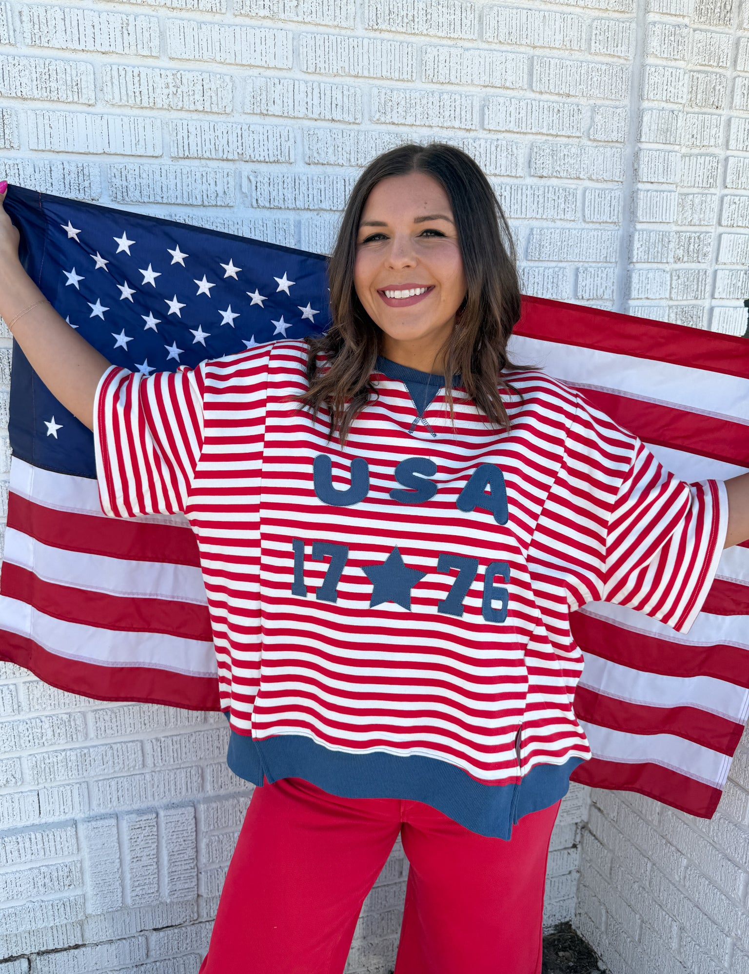 USA 1776 Top-Red - Ana Patricia Boutique