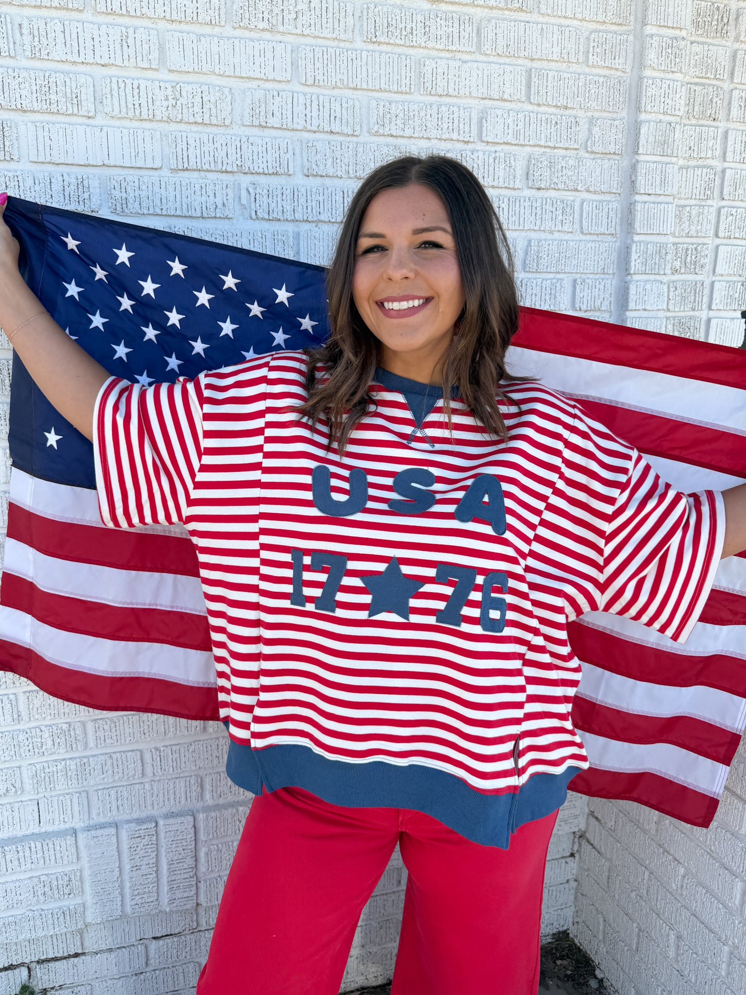 USA 1776 Top-Red - Ana Patricia Boutique