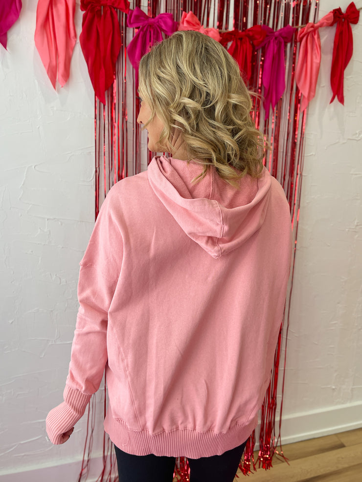 The Vivi Pullover- Blush