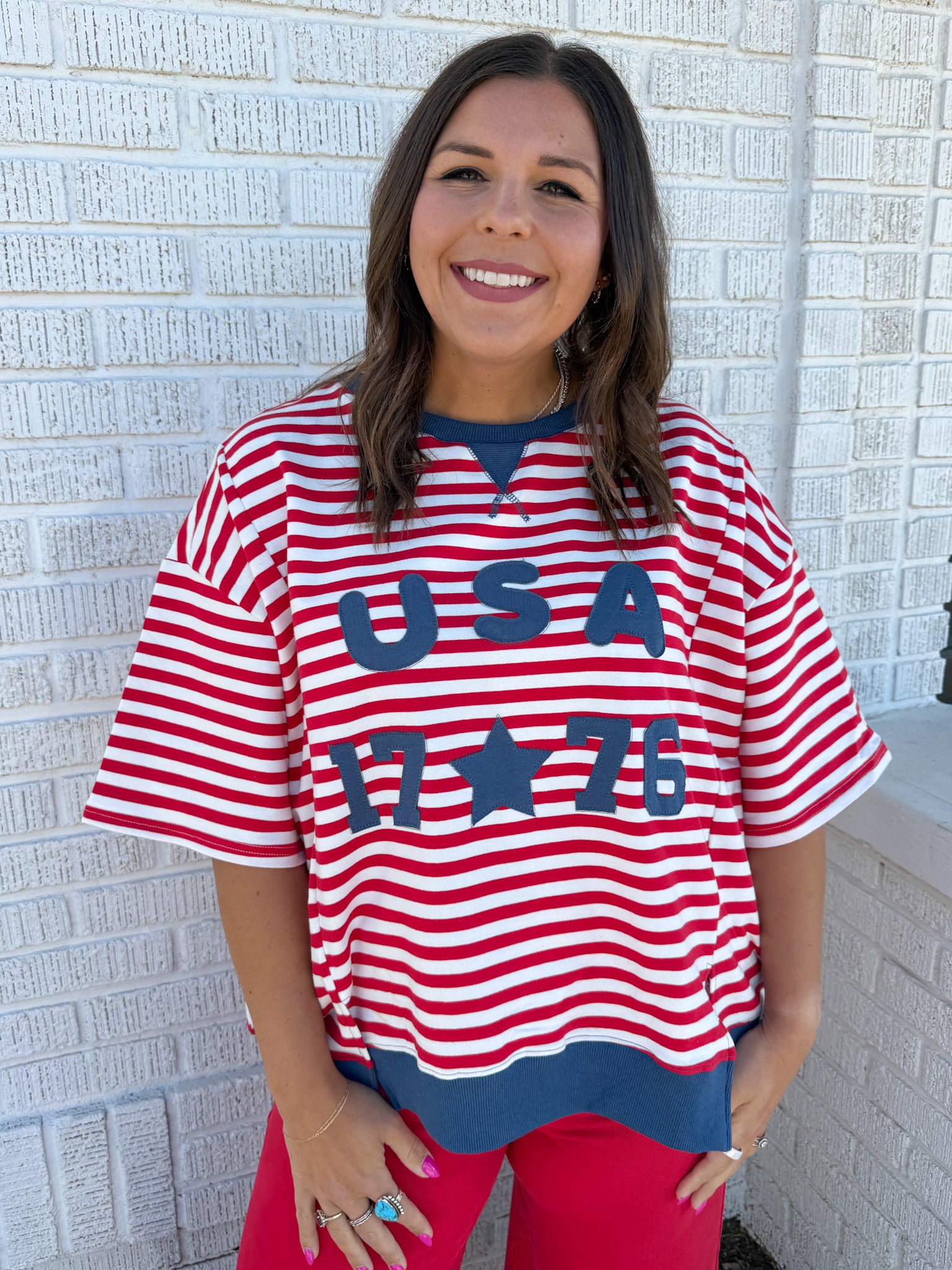 USA 1776 Top-Red - Ana Patricia Boutique
