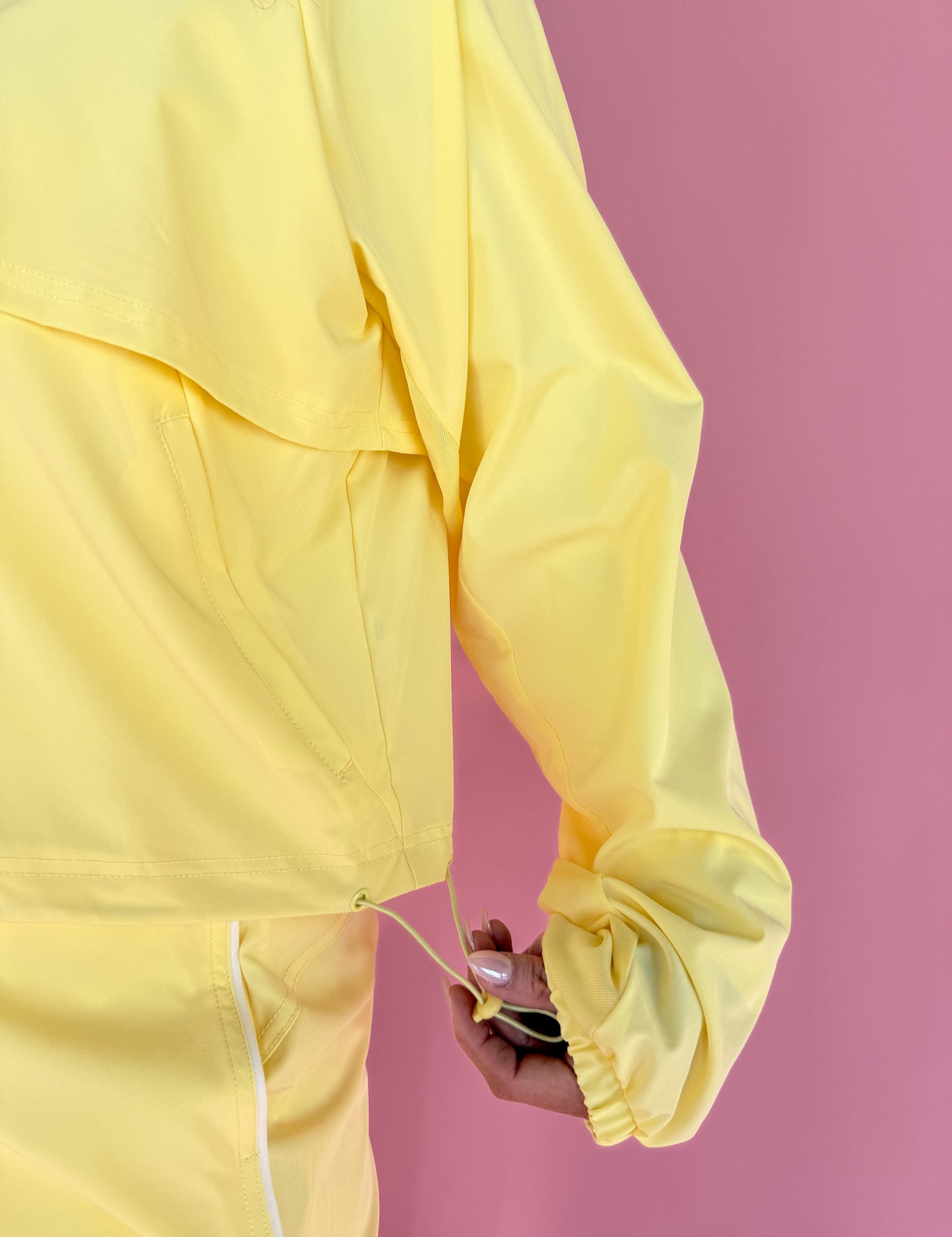 Windbreaker Active Jacket- Yellow - Ana Patricia Boutique