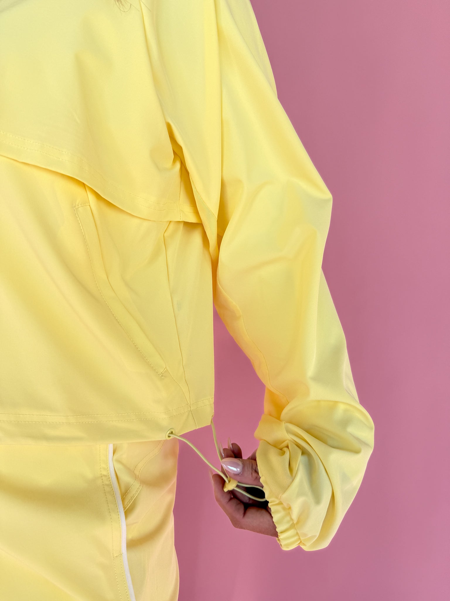 Windbreaker Active Jacket- Yellow - Ana Patricia Boutique