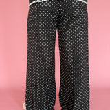 Polka Dot Pants-Black