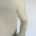 Essential Ribbed Top- Ivory - Ana Patricia Boutique