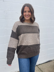 The Drea Sweater- Brown