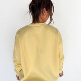 Crewneck Fleece- Yellow
